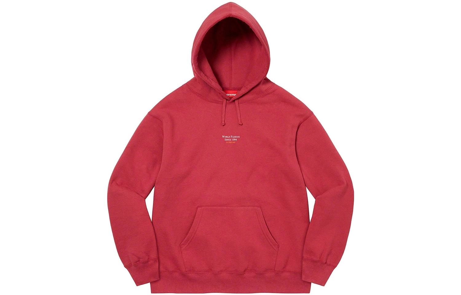 Supreme SS23 Week 4 WORLD FAMOUS MICRO HOODED SWEATSHIRT Logo