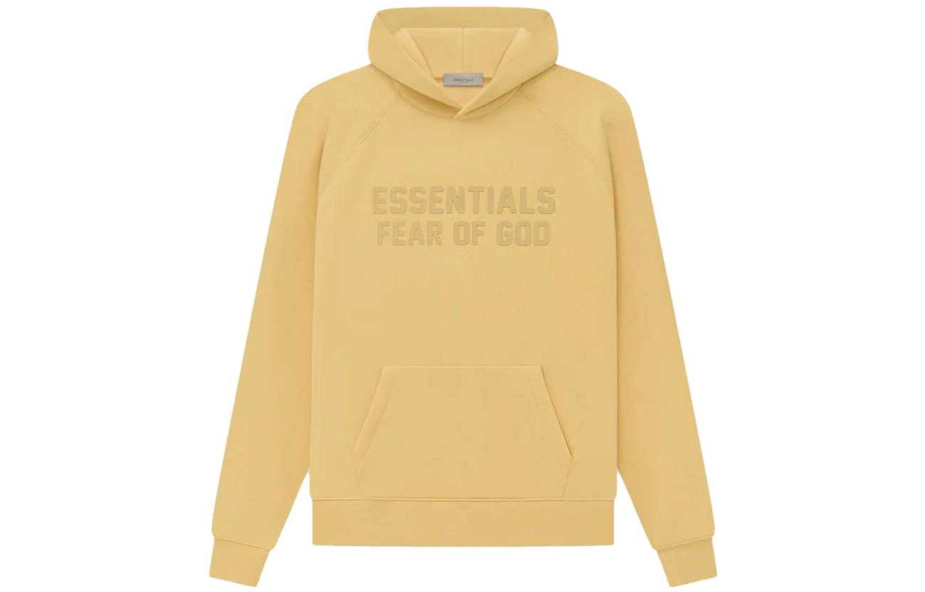 Fear of God Essentials SS23 Essentials Hoodie Light Tuscan Logo