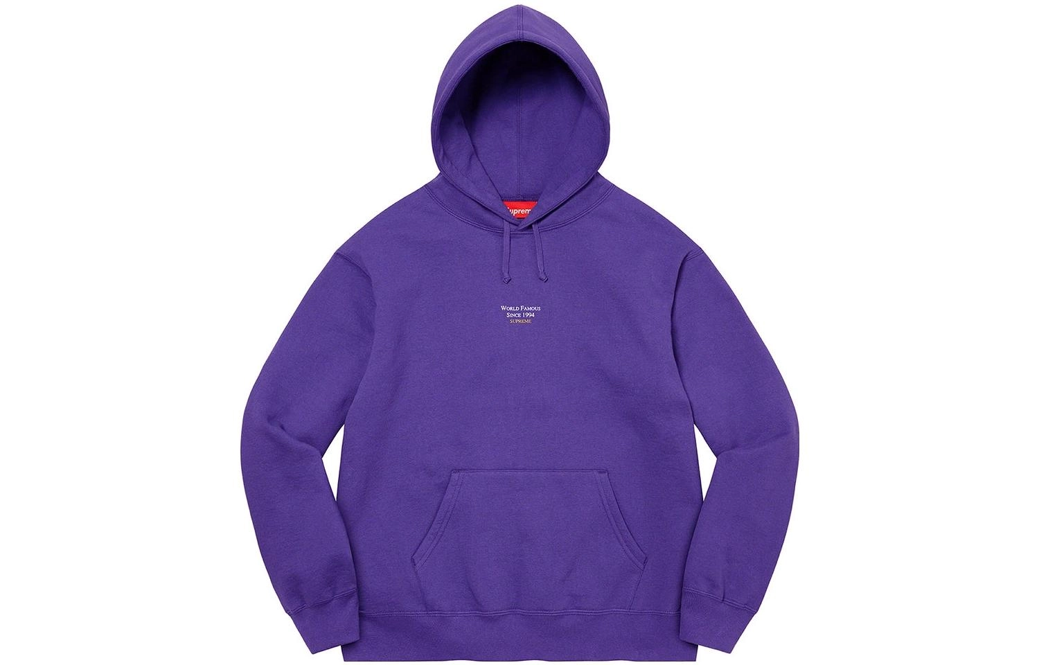Supreme SS23 Week 4 WORLD FAMOUS MICRO HOODED SWEATSHIRT Logo