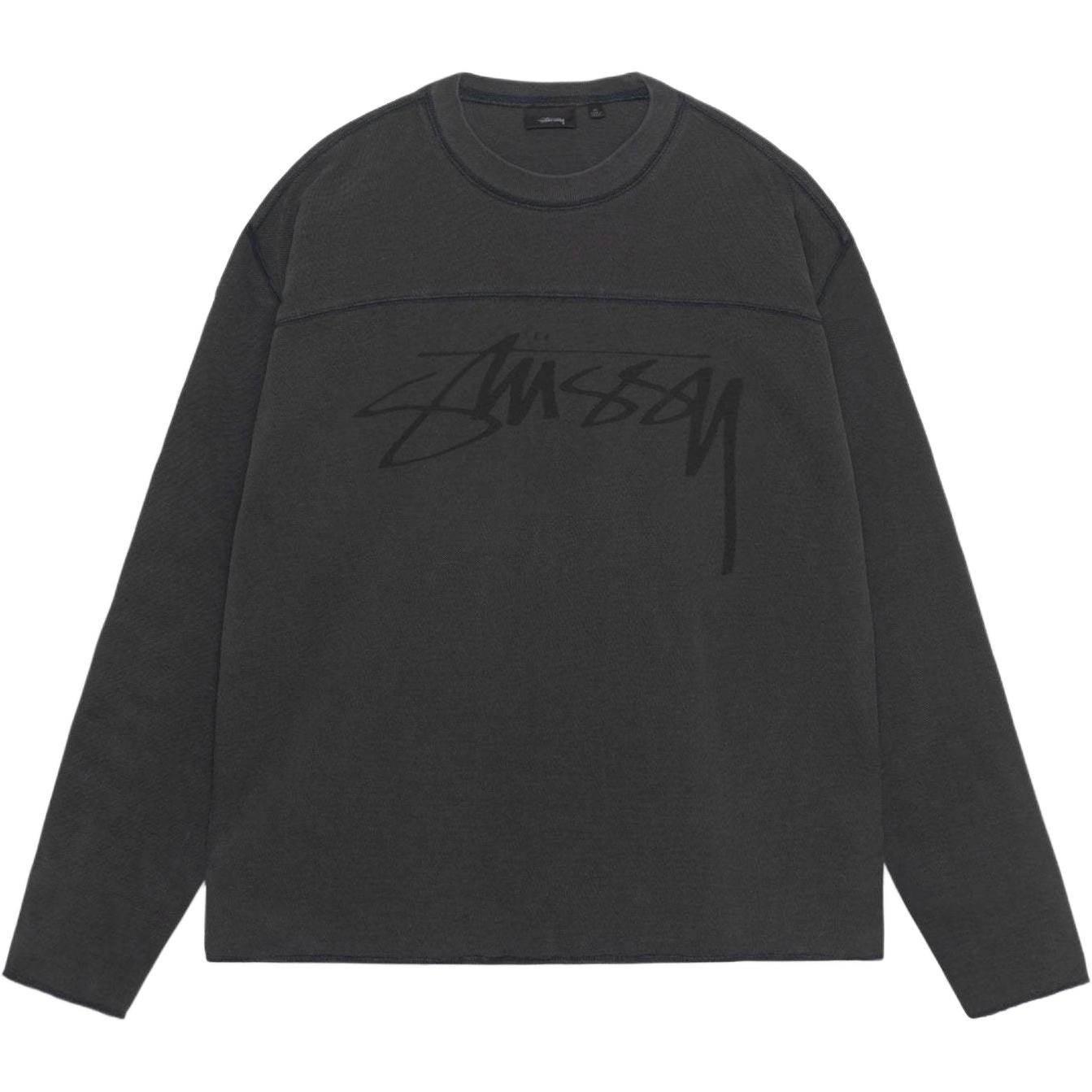 Stussy FW24 FOOTBALL CREW PIGMENT DYED COTTON T