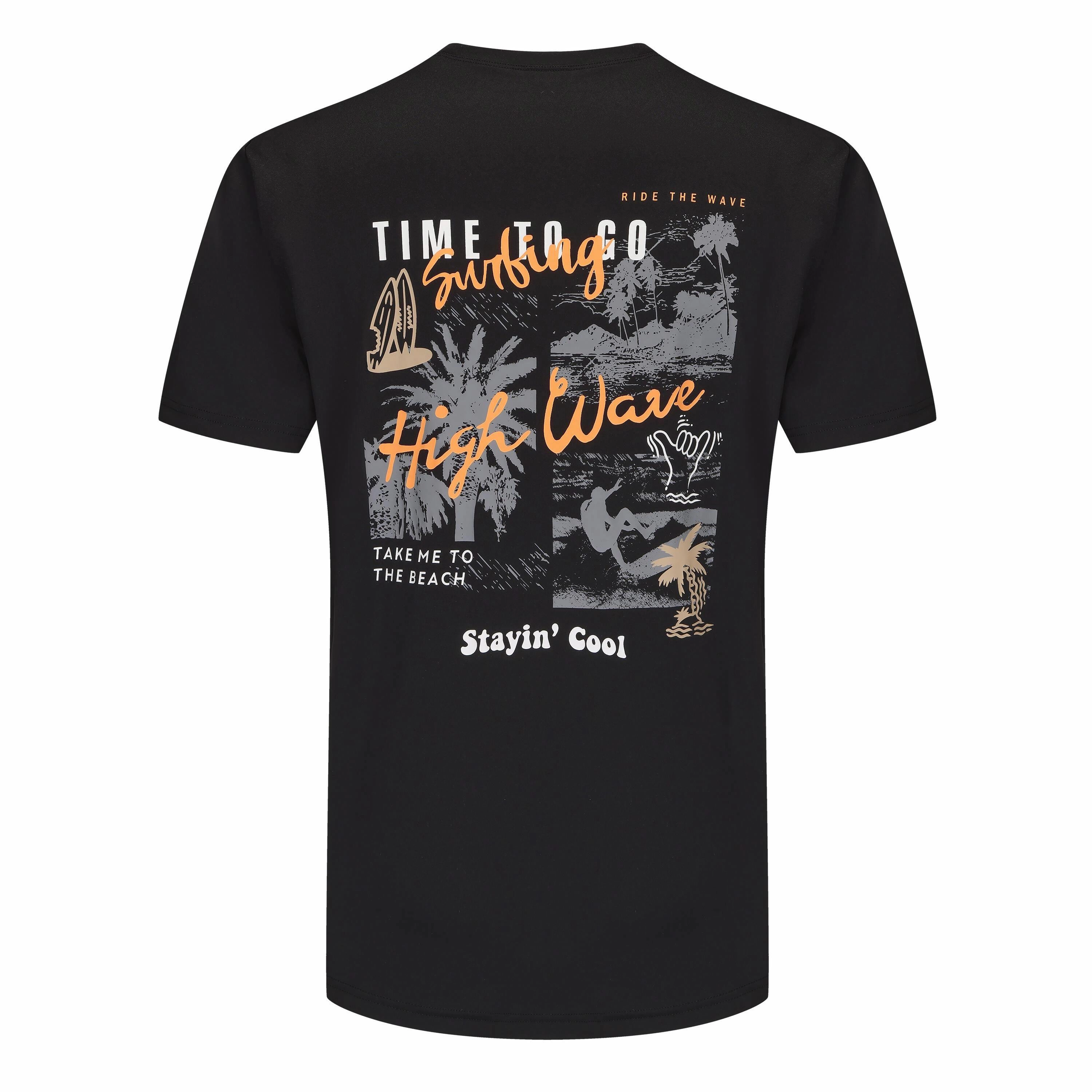 DECATHLON OLAIAN GRAFFITI BLK T