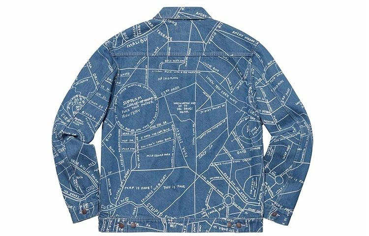 Supreme SS19 Gonz Map Work Jacket
