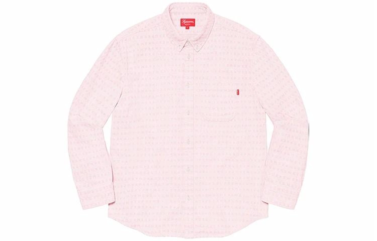 Supreme SS20 Week 5 Jacquard Logos Denim Shirt