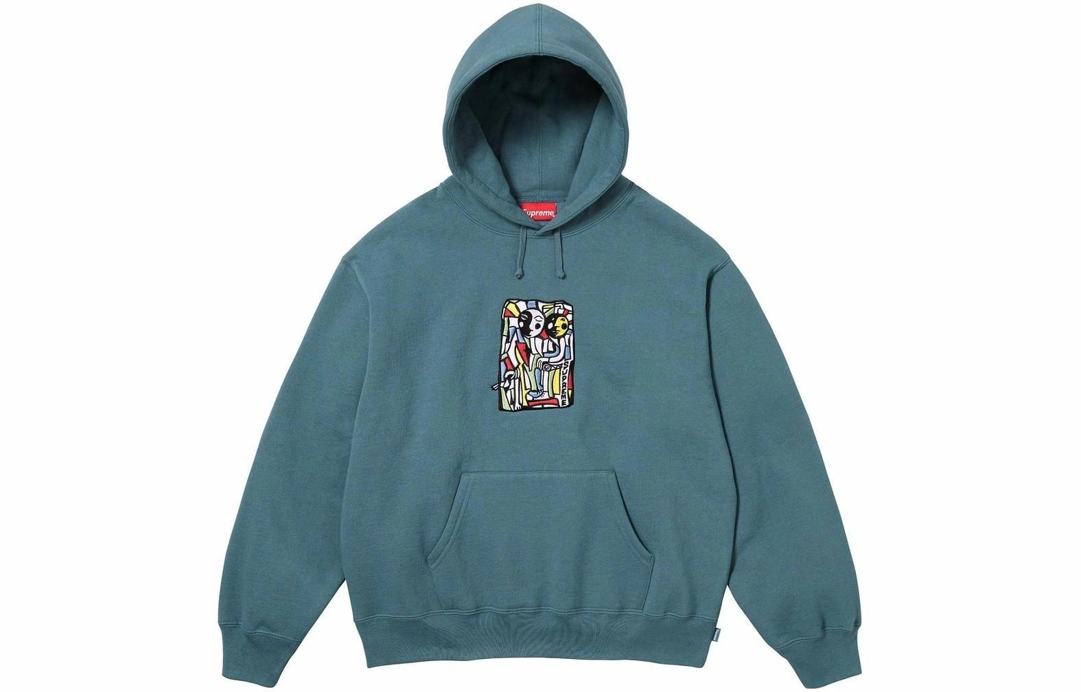 Supreme FW23 WEEK7 NEIL BLENDER MOSAIC HOODED SWEATSHIRT