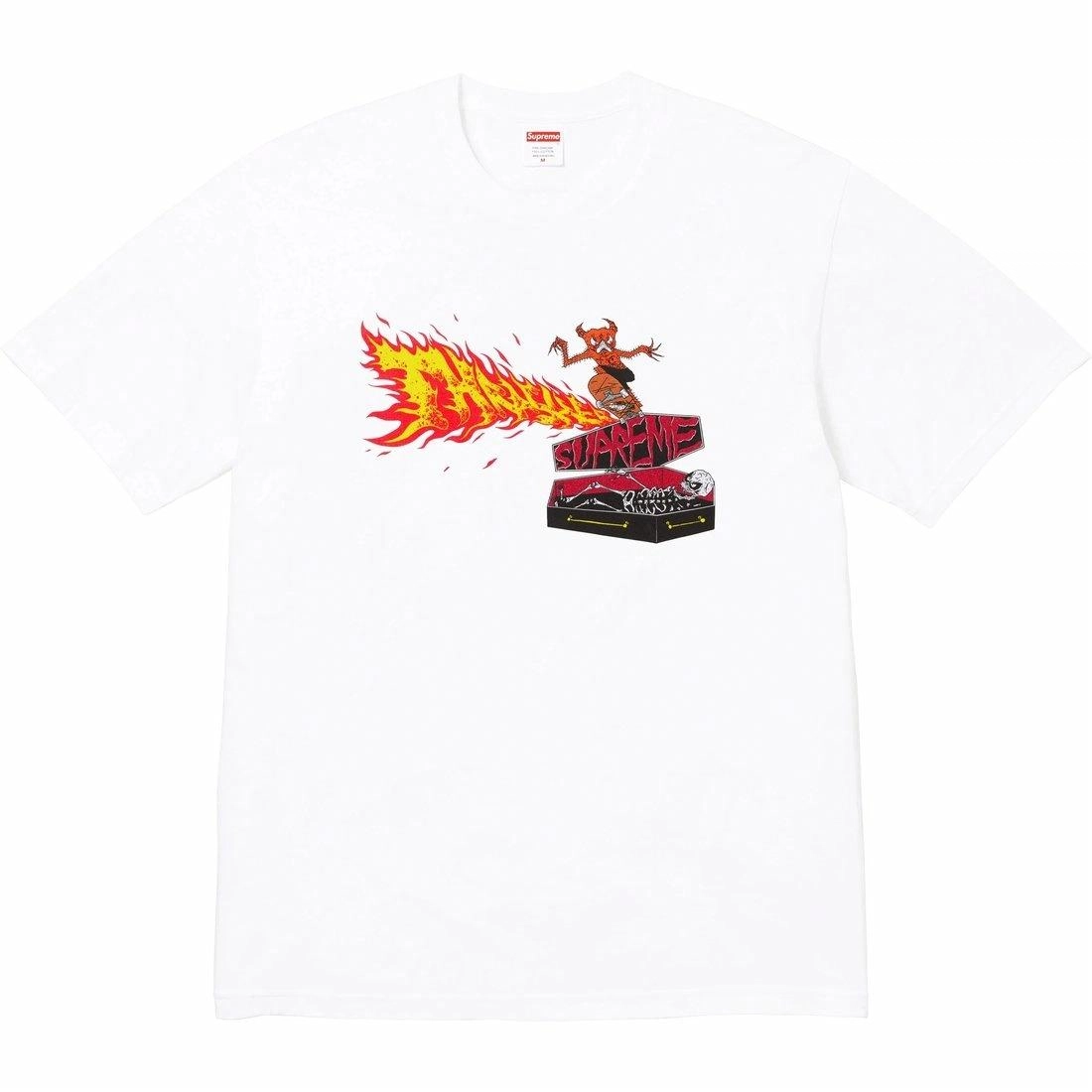 Supreme x THRASHER FW24 WEEK6 Back Tail Tee logoT
