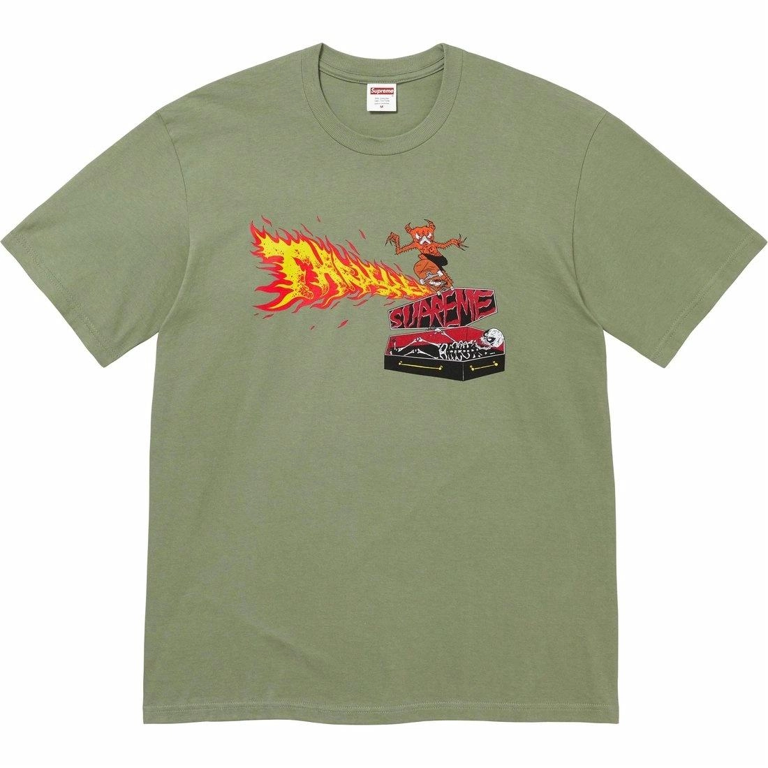 Supreme x THRASHER FW24 WEEK6 Back Tail Tee logoT