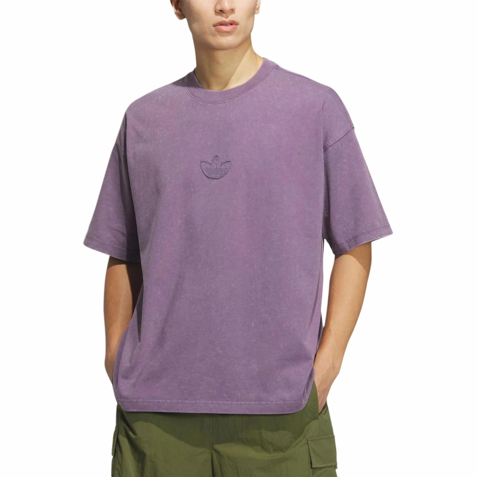 adidas originals WASHED SHORT SLEEVE T-SHIRT logoT