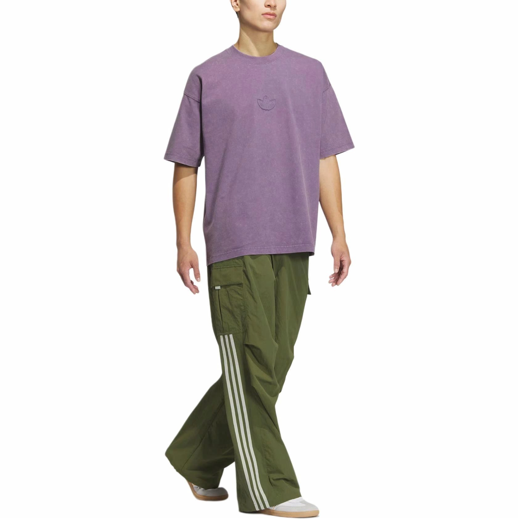 adidas originals WASHED SHORT SLEEVE T-SHIRT logoT