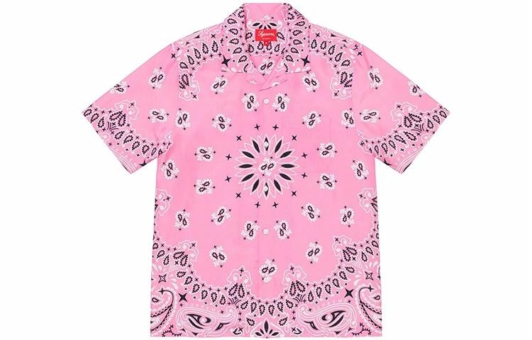 Supreme SS21 Week 12 Bandana Silk SS Shirt