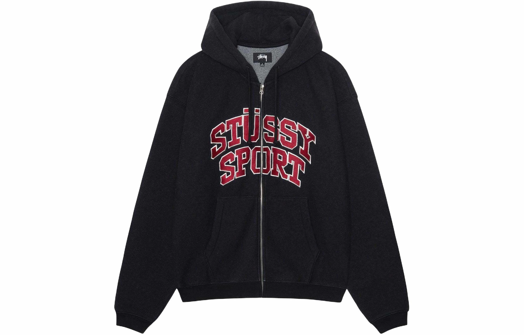 Stussy SS24 SPORT ZIP HOODIE logo