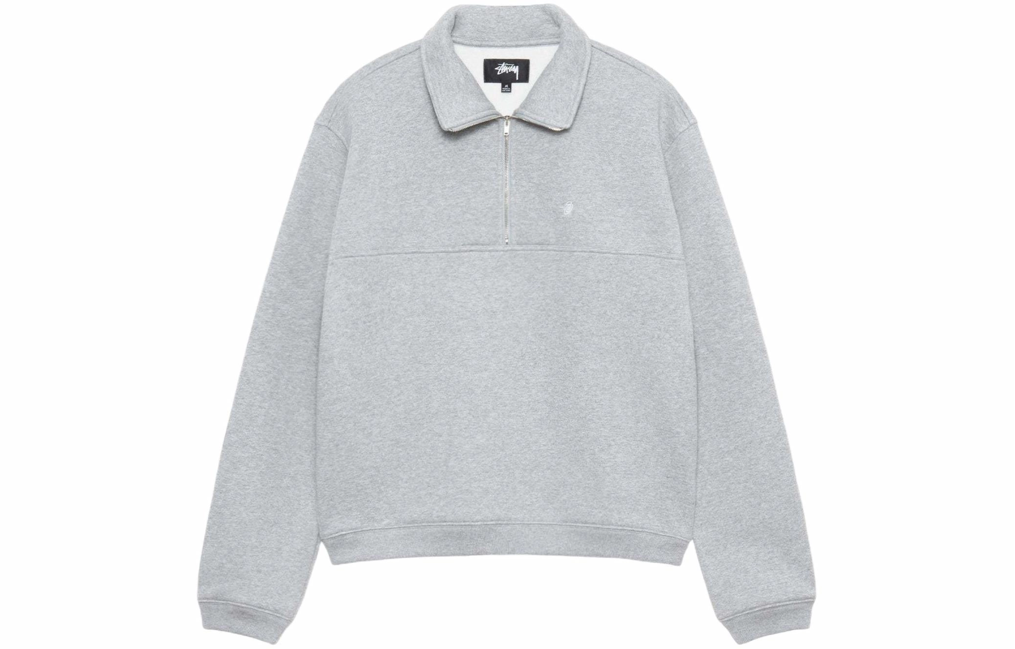 Stussy SS24 HALF ZIP MOCK NECK SWEATSHIRT