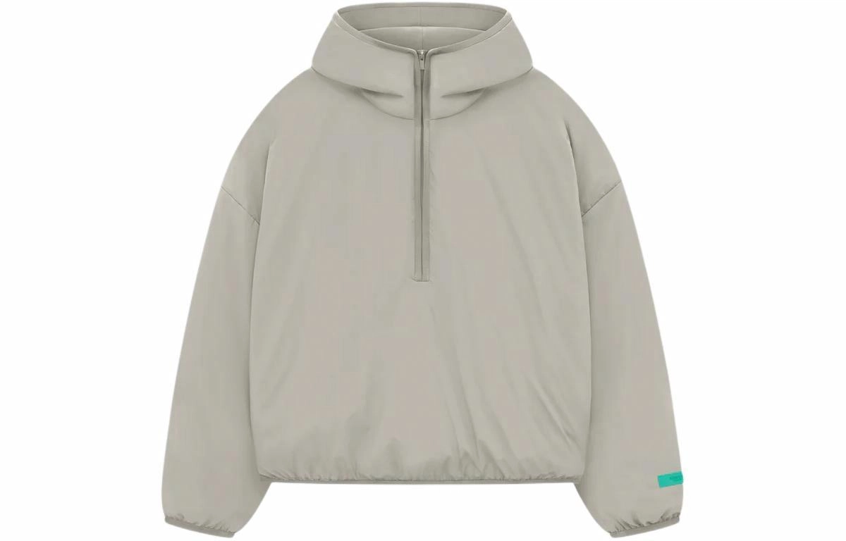 Fear of God Essentials SS24 drop2 Nylon Filled Halfzip Hoodie Seal