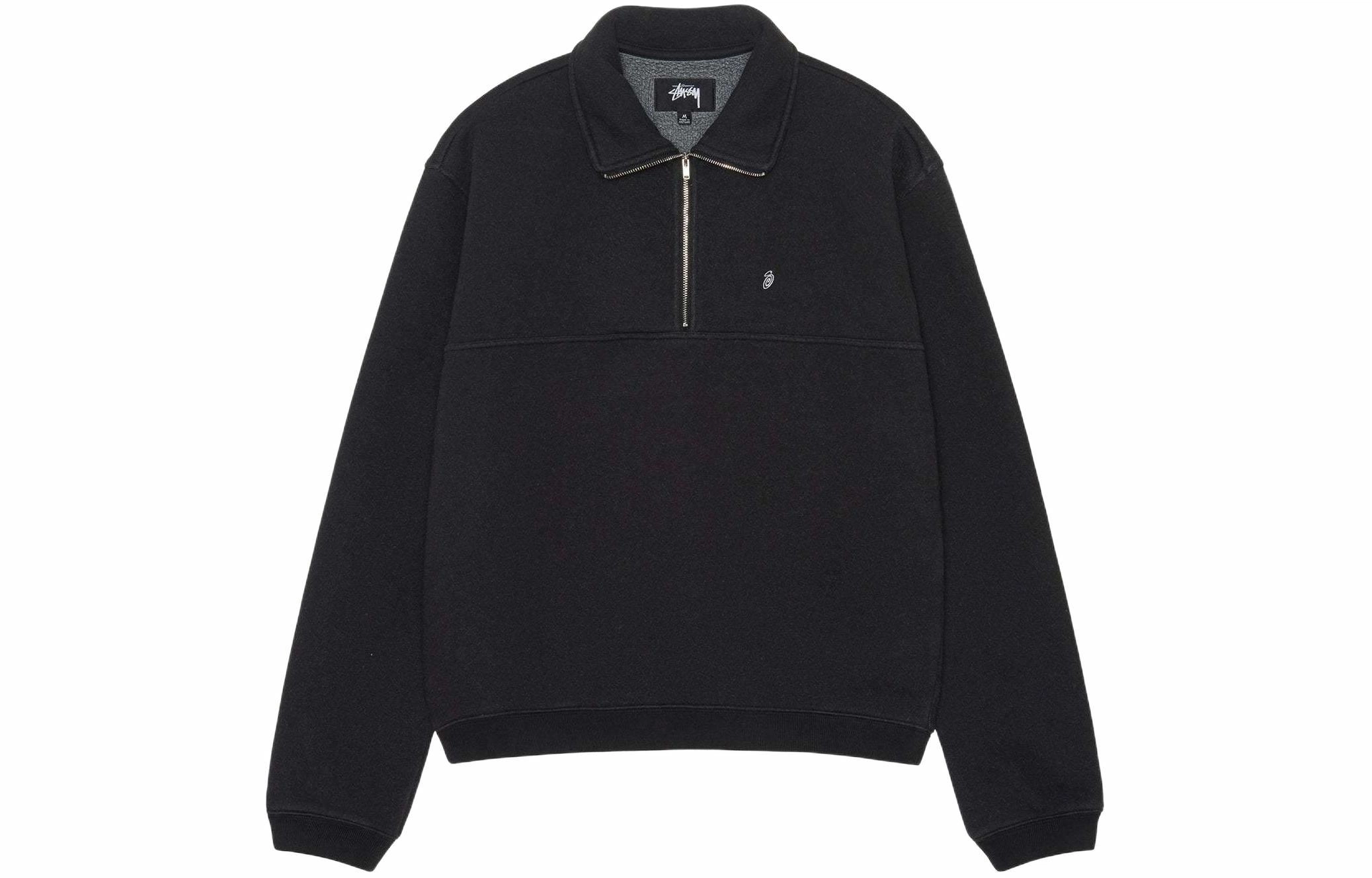 Stussy SS24 HALF ZIP MOCK NECK SWEATSHIRT