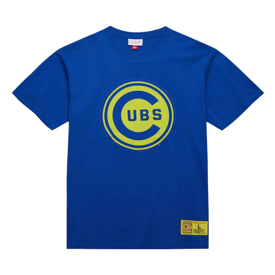 Mitchell Ness x MLB Cubs PLEASURES Neon Nights Premium T