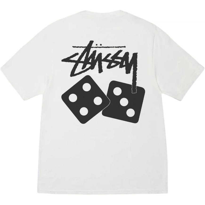 Stussy SS23 DICE PIGMENT DYED TEELogoT