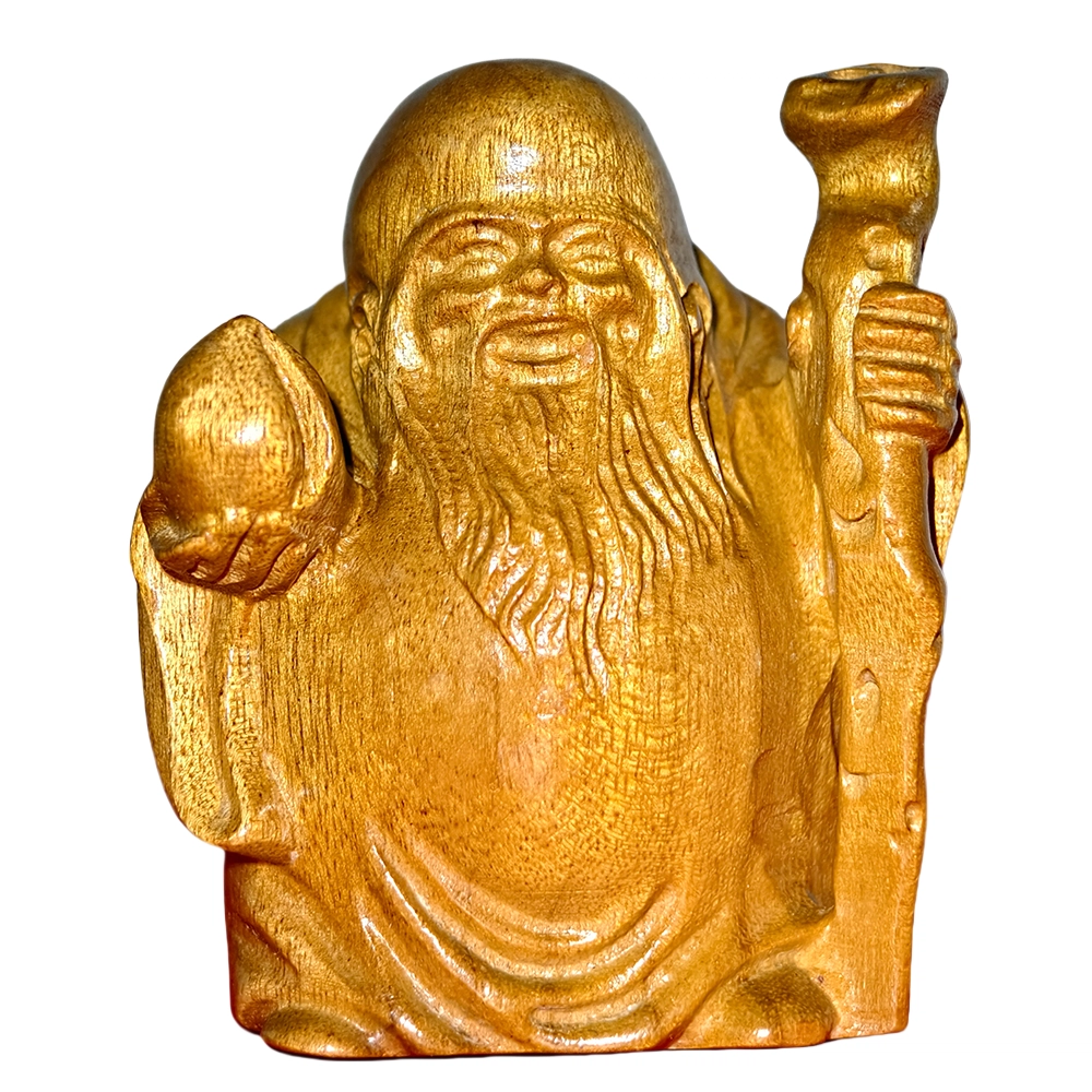 仙作美 （寿仙）金丝小叶桢楠文玩 楠木 木作摆件 男女同款情侣款