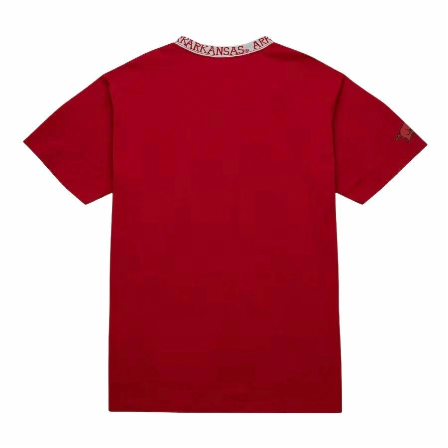 Mitchell Ness x NCAA Arkansas Razorbacks Jacquard Ringer T