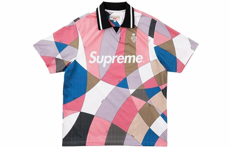 Supreme Week 16 x Emilio Pucci Soccer Jersey Polo