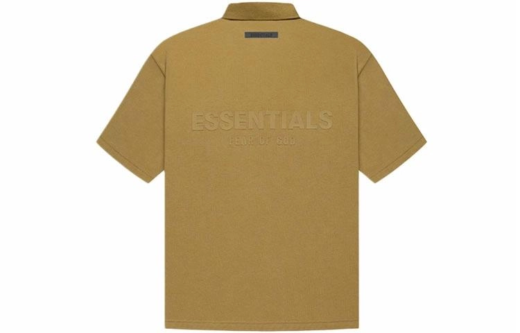 Fear of God Essentials FW21 Ss Polo Amber LogoPolo