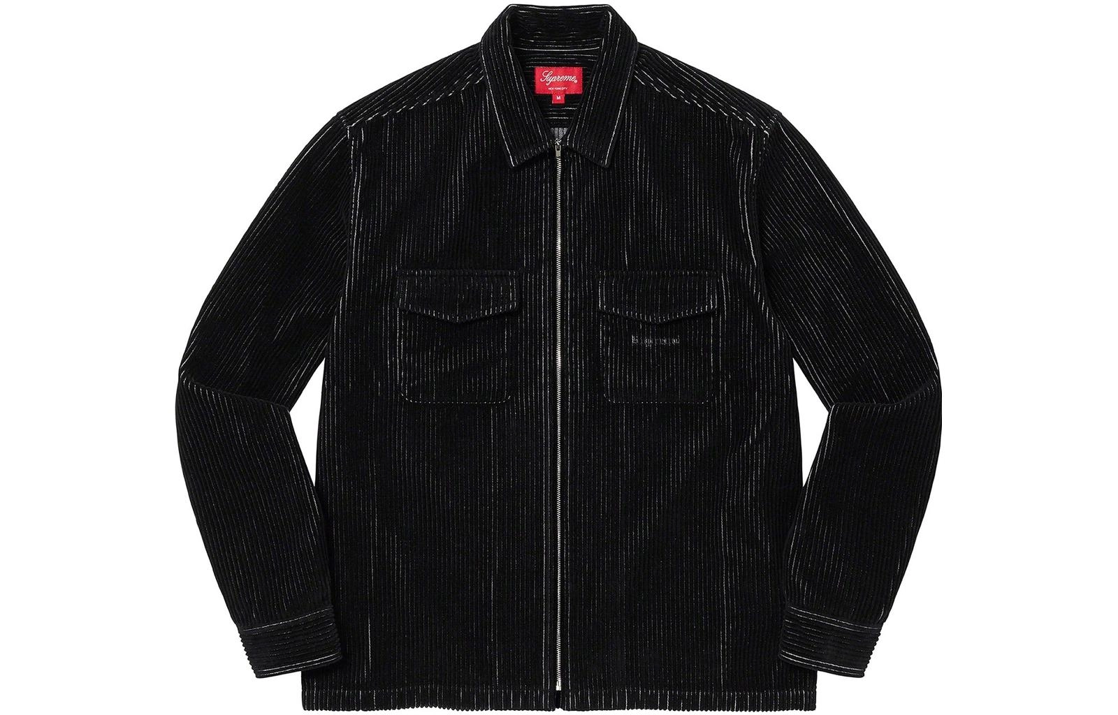 Supreme SS23 Week 2 2-TONE CORDUROY ZIP UP SHIRT