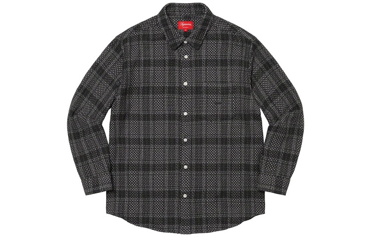 Supreme SS23 SS23 Week 1 BASKET WEAVE PLAID SHIRT