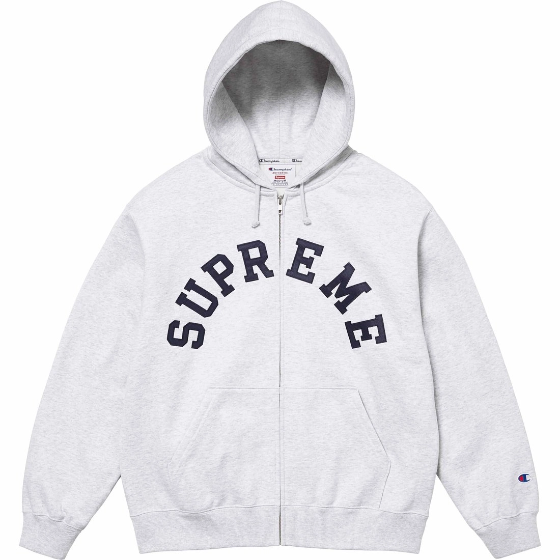 Supreme x Champion SS24 WEEK12 ZIP UP HOODED SWEATSHIRT