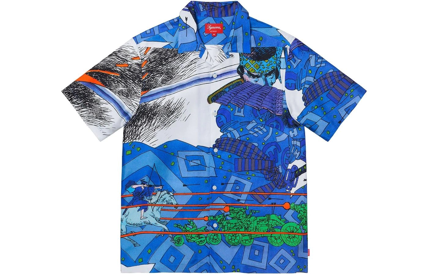Supreme SS23 Week 1 RONIN SILK SS SHIRT L