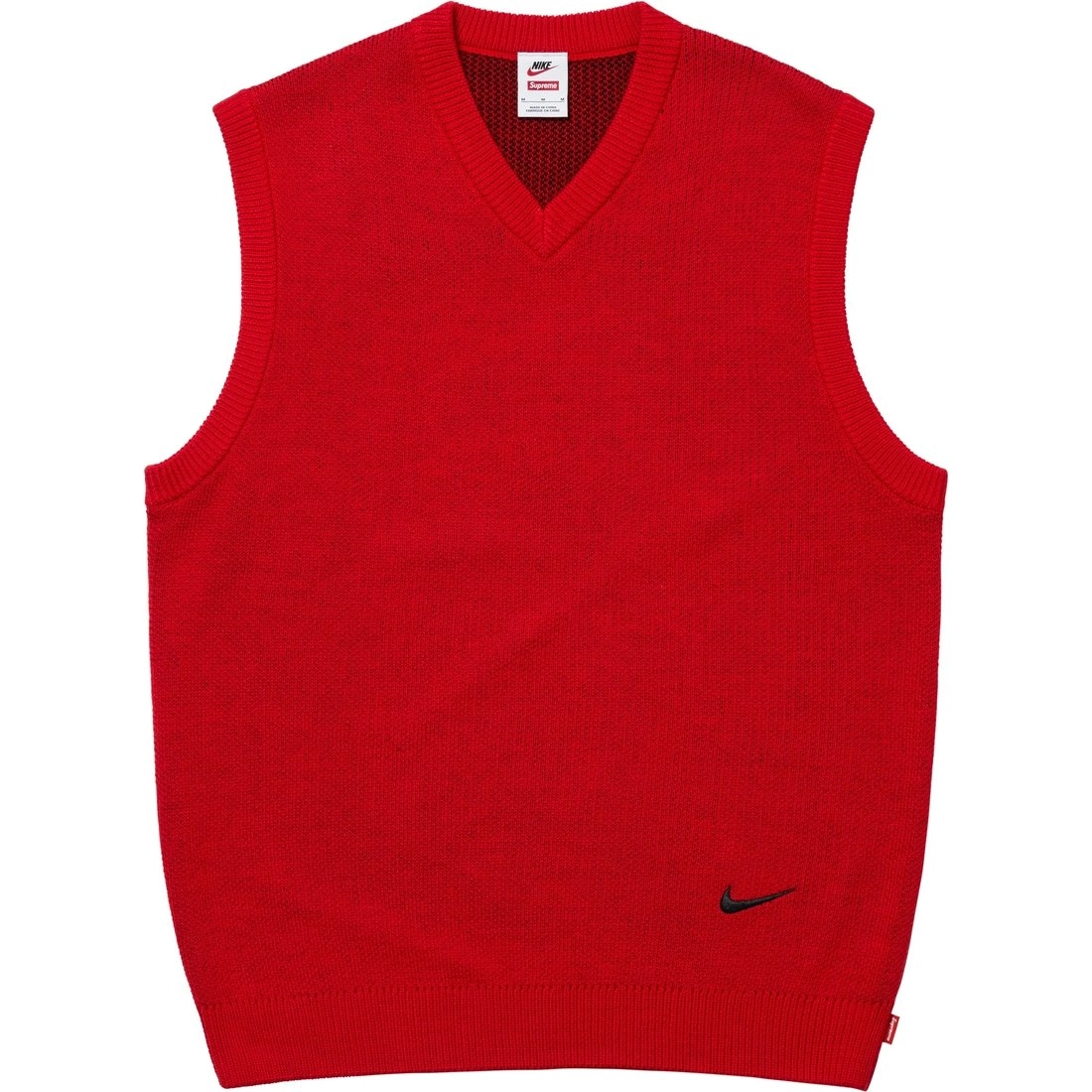 Supreme x Nike SS25 WEEK4 Sweater Vest logo