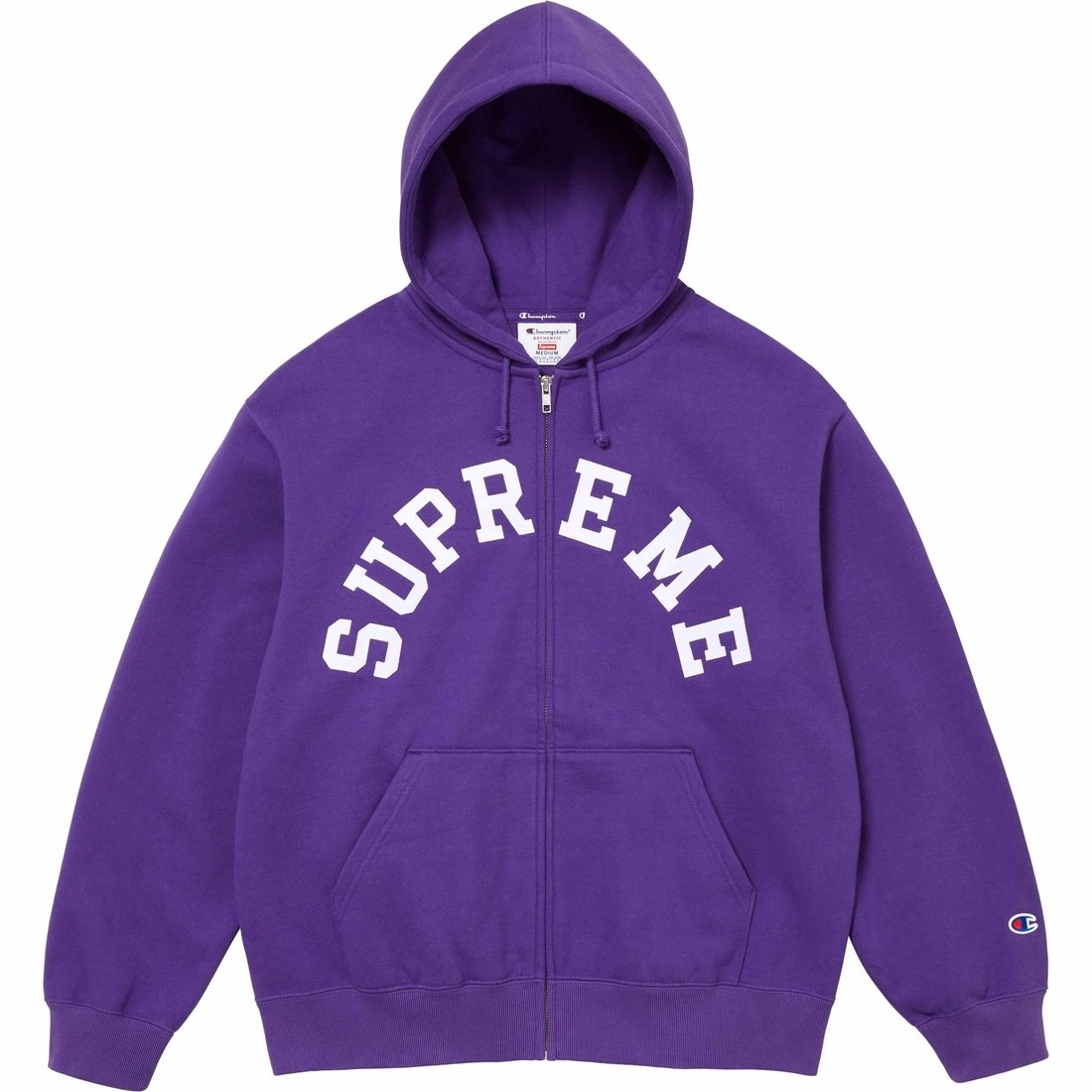 Supreme x Champion SS24 WEEK12 ZIP UP HOODED SWEATSHIRT