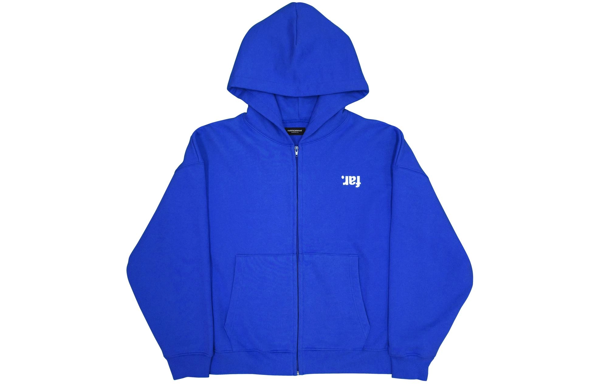 FARFROMWHAT SS24 VIBElogozip hoodie