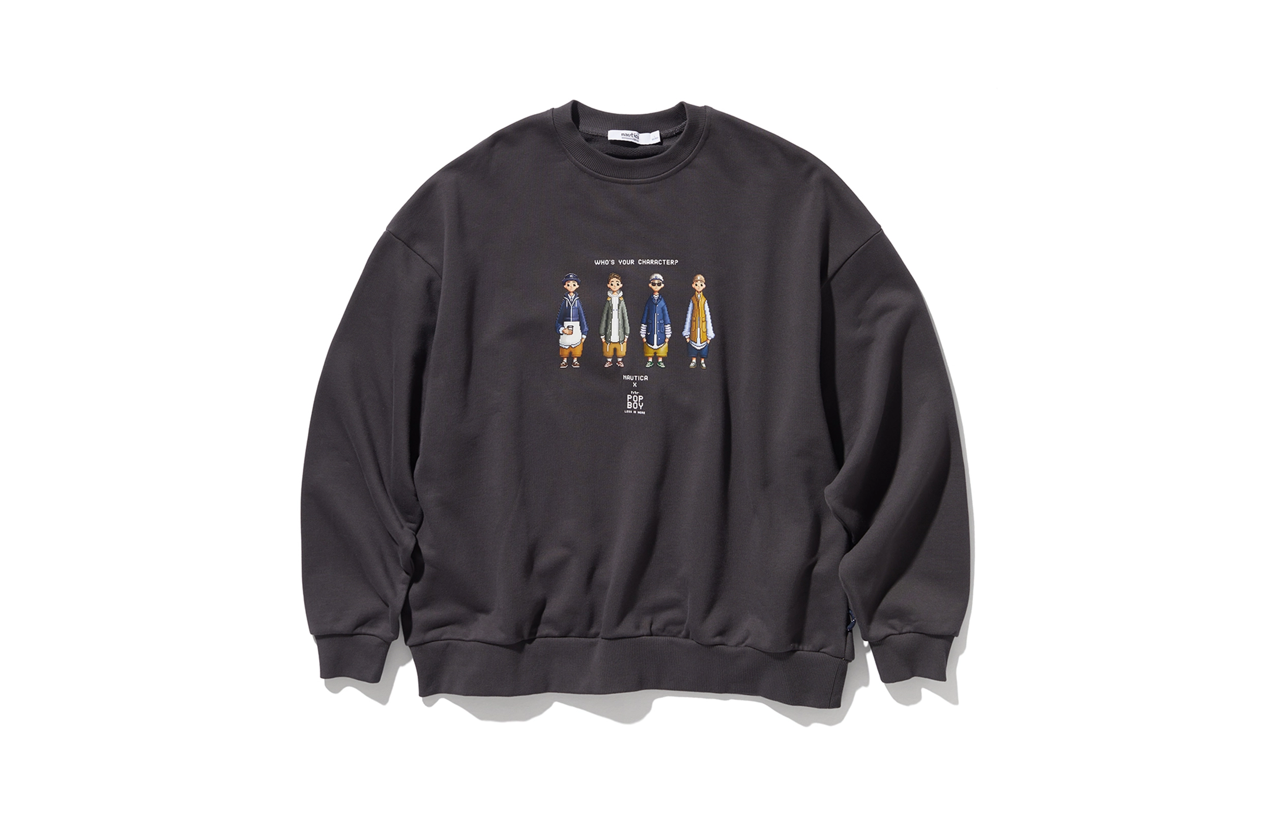 nautica white sail x POPBOY FW23 Logo