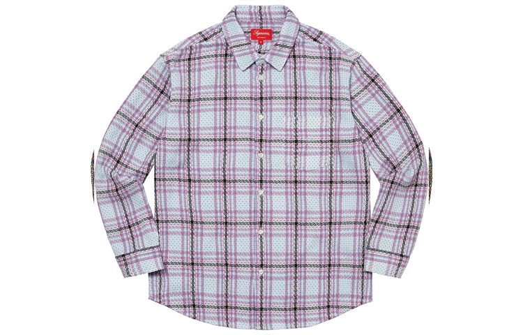 Supreme SS23 SS23 Week 1 BASKET WEAVE PLAID SHIRT