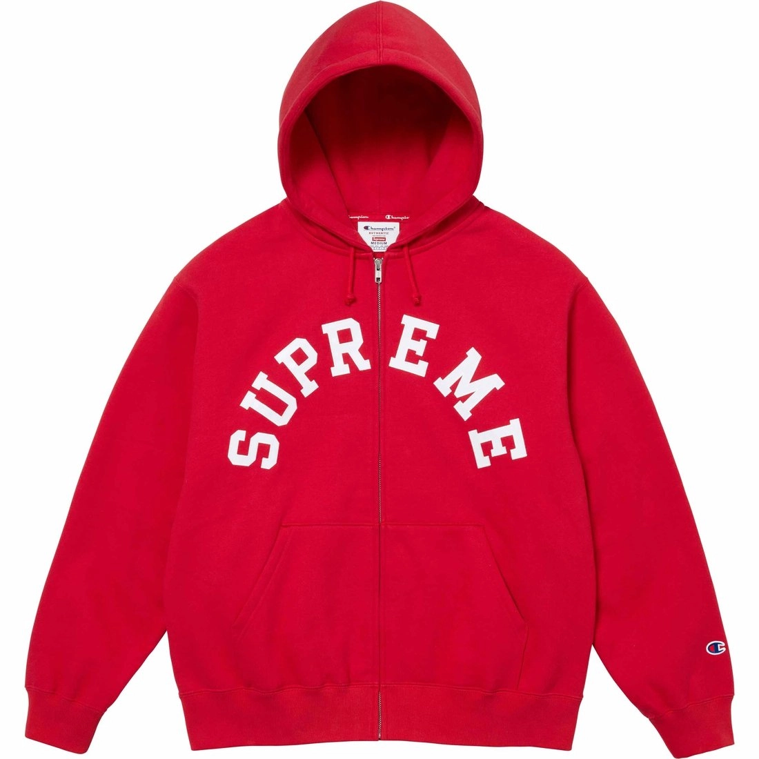 Supreme x Champion SS24 WEEK12 ZIP UP HOODED SWEATSHIRT