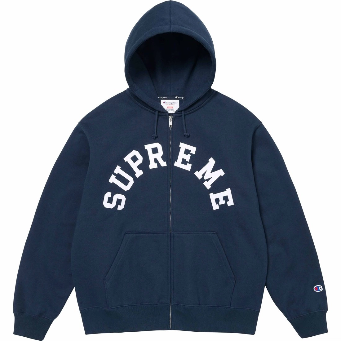 Supreme x Champion SS24 WEEK12 ZIP UP HOODED SWEATSHIRT