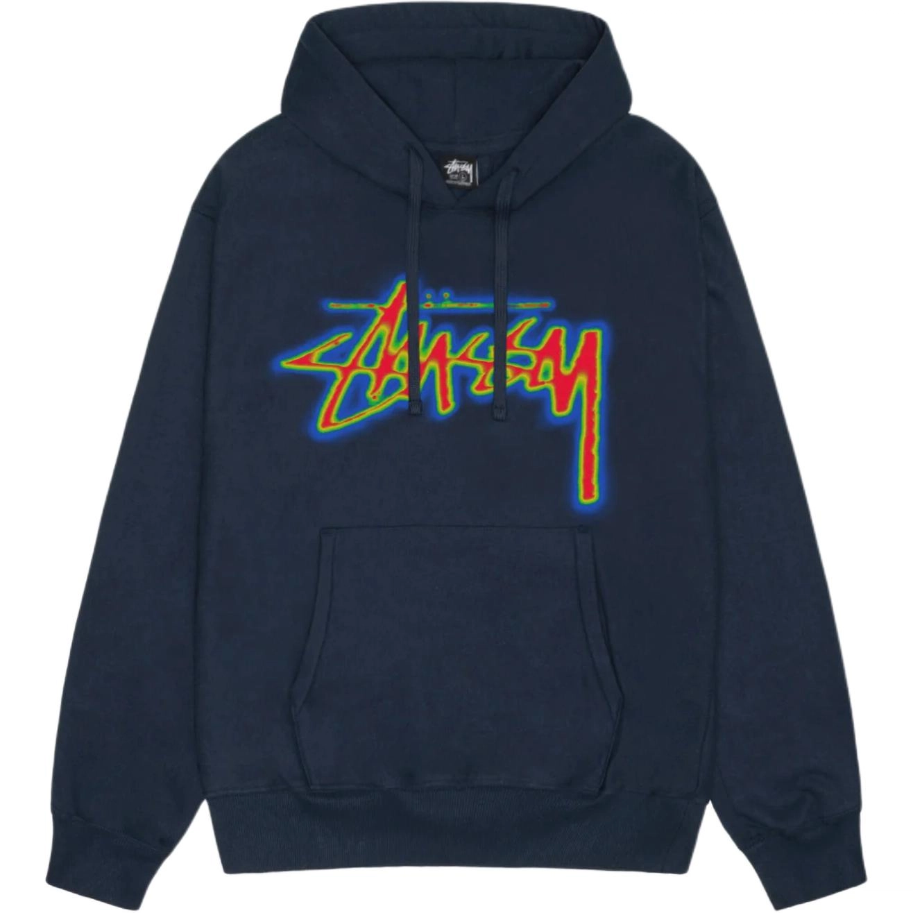 Stussy SS24 THERMAL STOCK HOODIE Logo