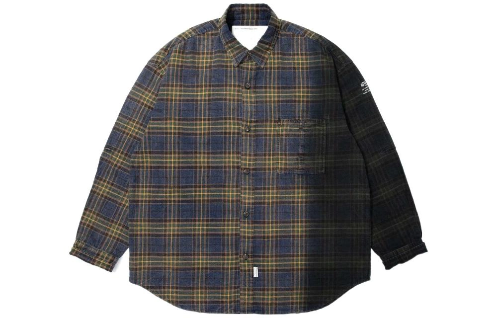 MADNESS Dip Dye Checked Shirt