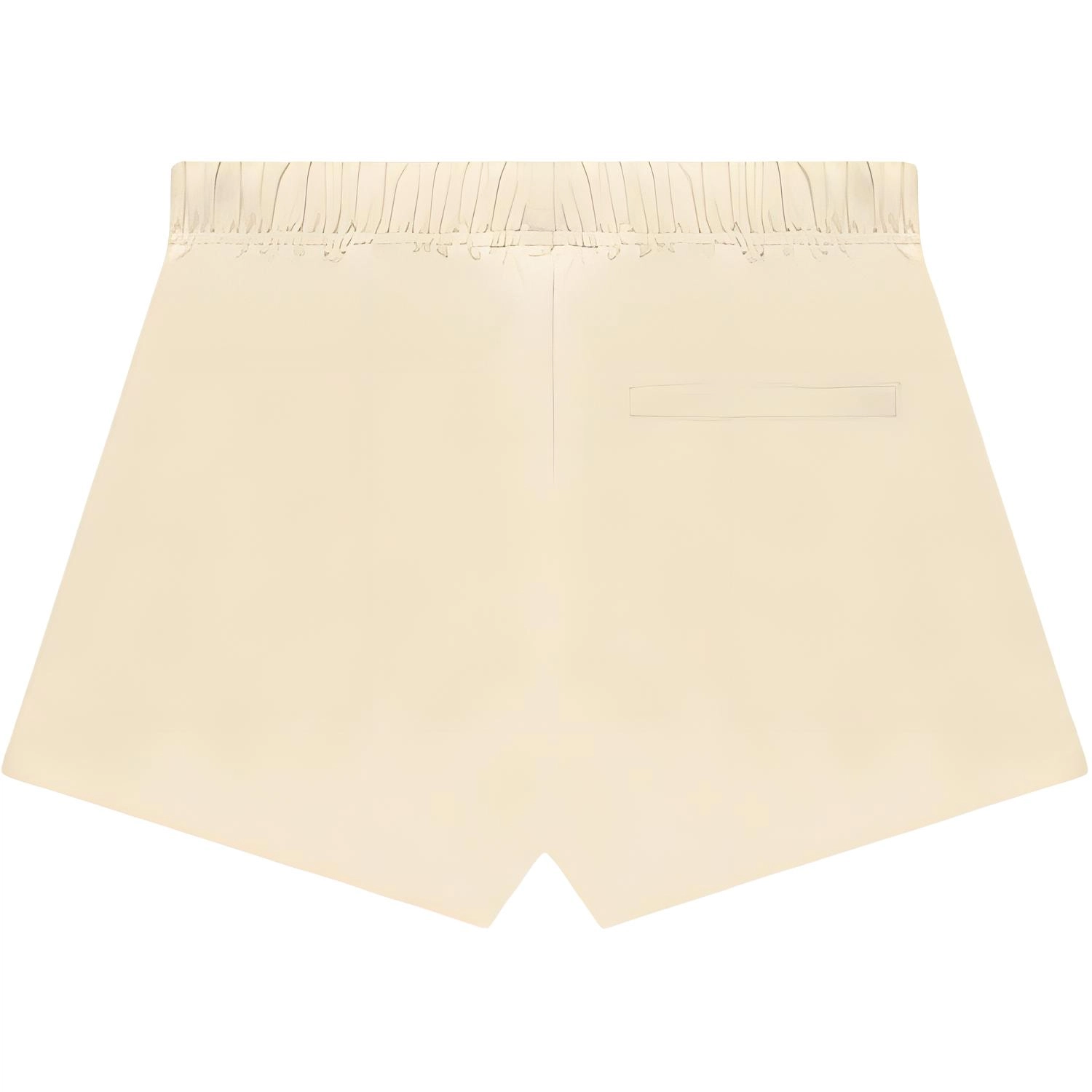 Fear of God Essentials FW22 Nylon Running Shorts Egg shell Logo