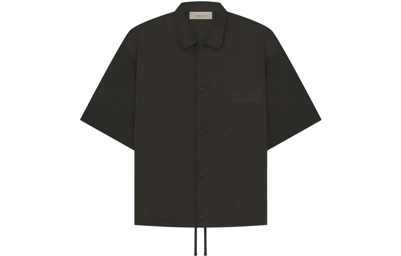 Fear of God Essentials Drop2 SS23 LS SS Nylon Shirt Off-Black