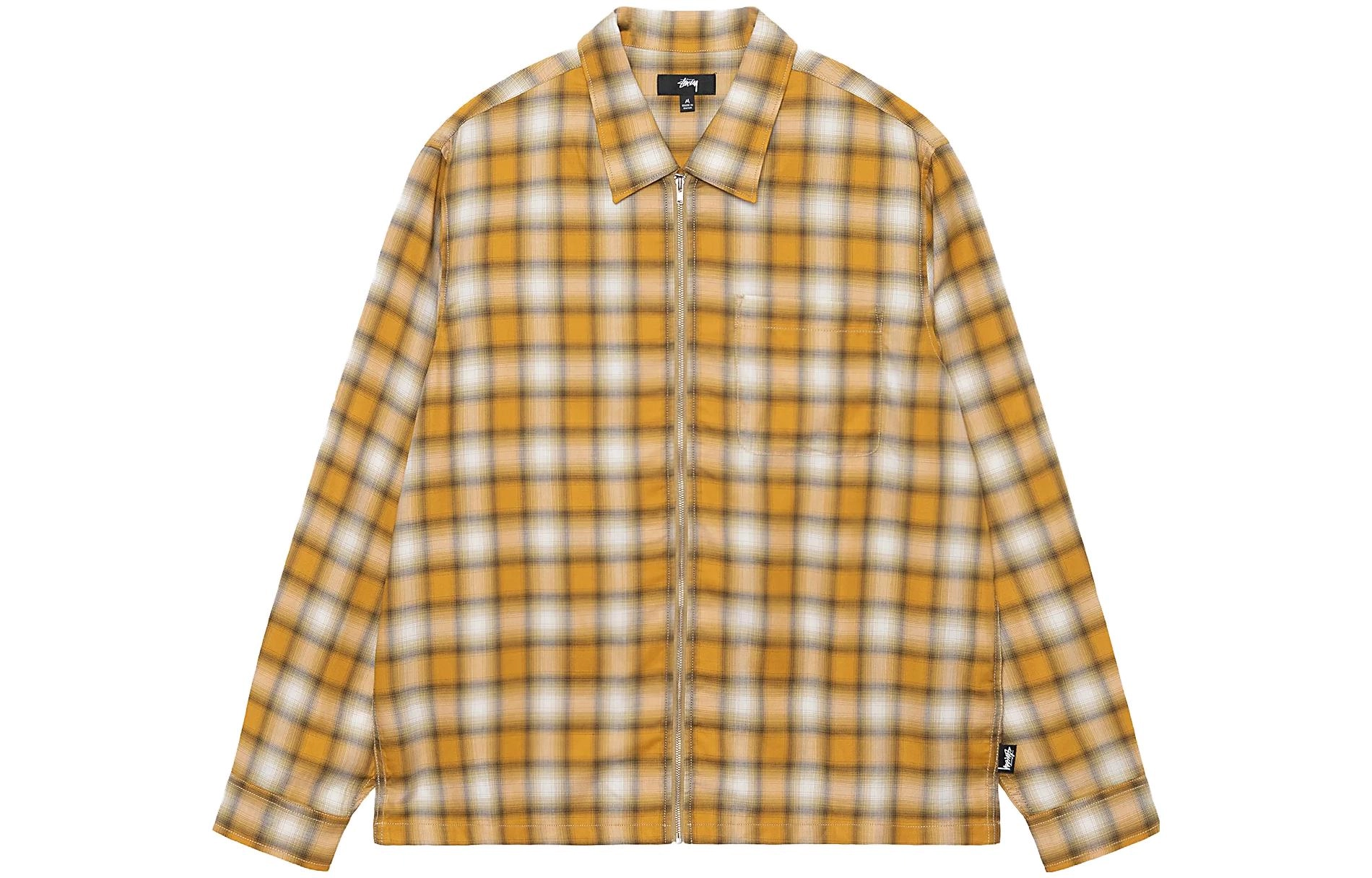 Stussy SS23 EDDIE PLAID ZIP SHIRT