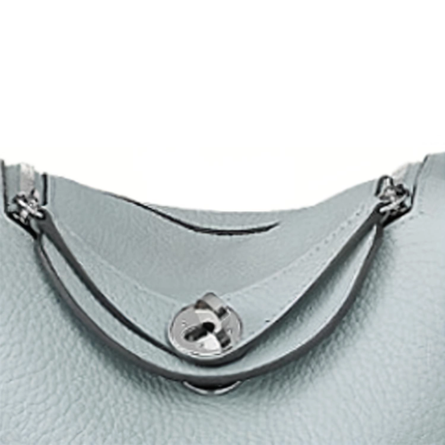 HERMES Lindy 19 MiniTaurillon Clemence 08 Bleu Pale