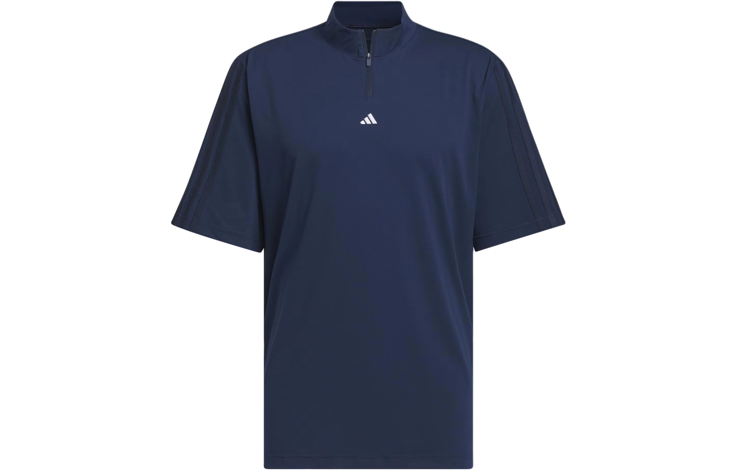 adidas Ultimate365 Twistknit Piqu Mock Polo Shirt LogoPolo