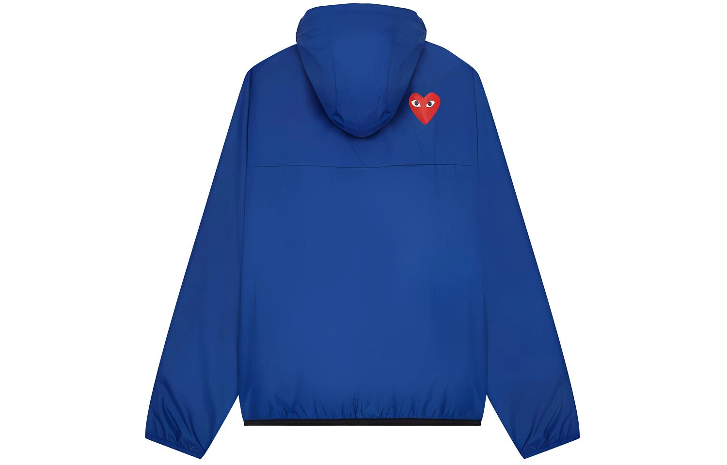 CDG Play x K-Way Half Zip Jacket Blue