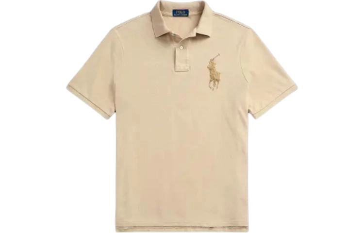 Polo Ralph Lauren Classic Fit Big Pony Mesh Polo Shirt LogoPolo