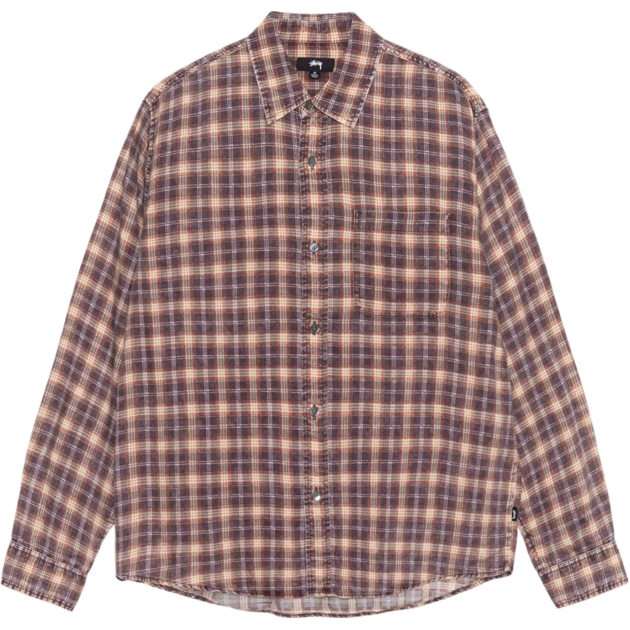 Stussy SS24 MATTHEW SHIRT PRINTED PLAID