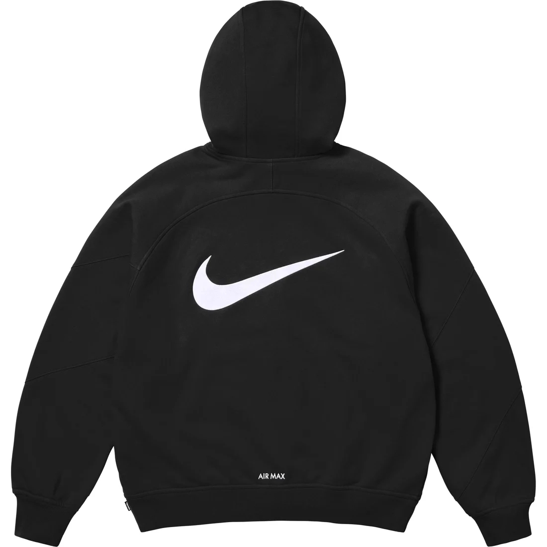 Supreme x Nike SS25 WEEK4 Zip Up Hooded Sweatshirt logo