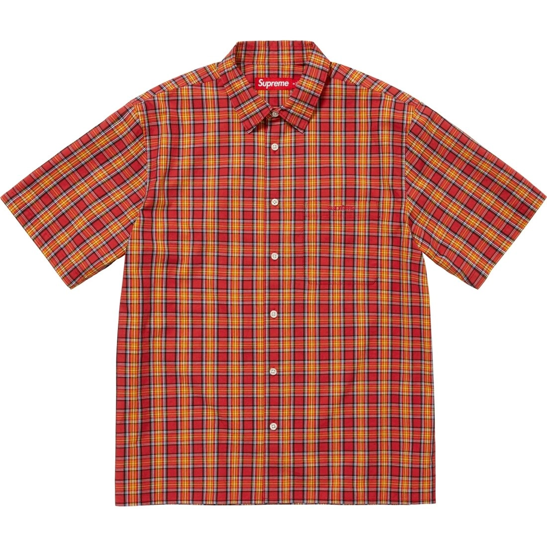 Supreme SS25 Mini Plaid SS Shirt