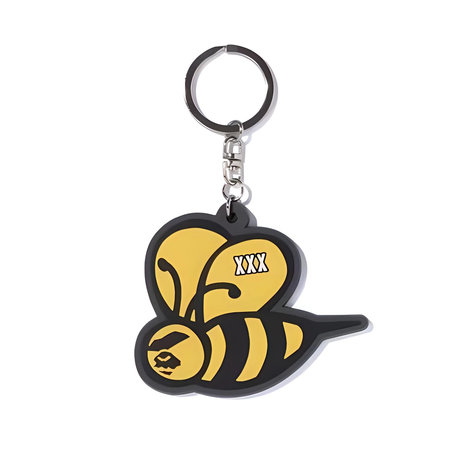 BAPE x GOD SELECTION XXX Bee Keychain