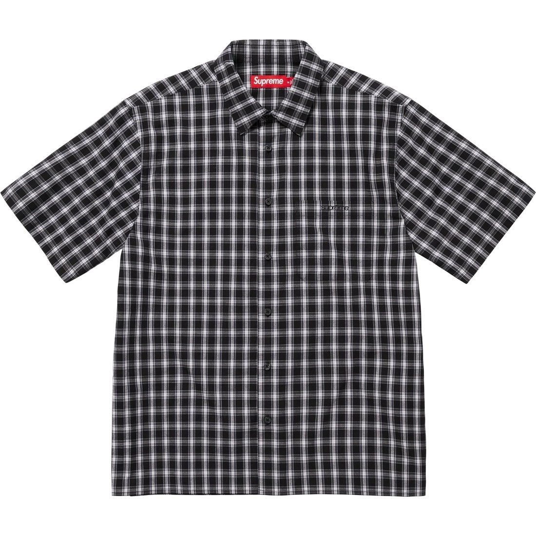 Supreme SS25 Mini Plaid SS Shirt
