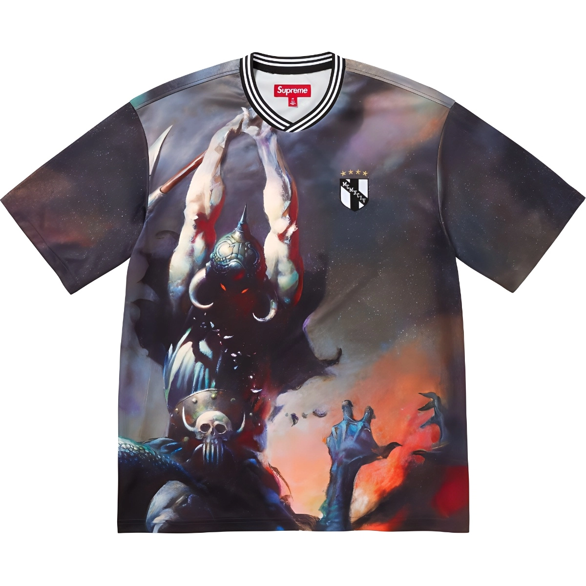 Supreme x Frank Frazetta FW24 WEEK15 Soccer Jersey