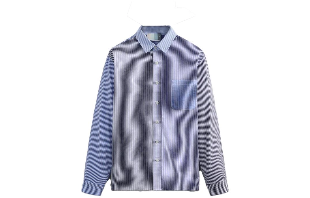 KITH SS23 Striped Berkeley Buttondown Shirt